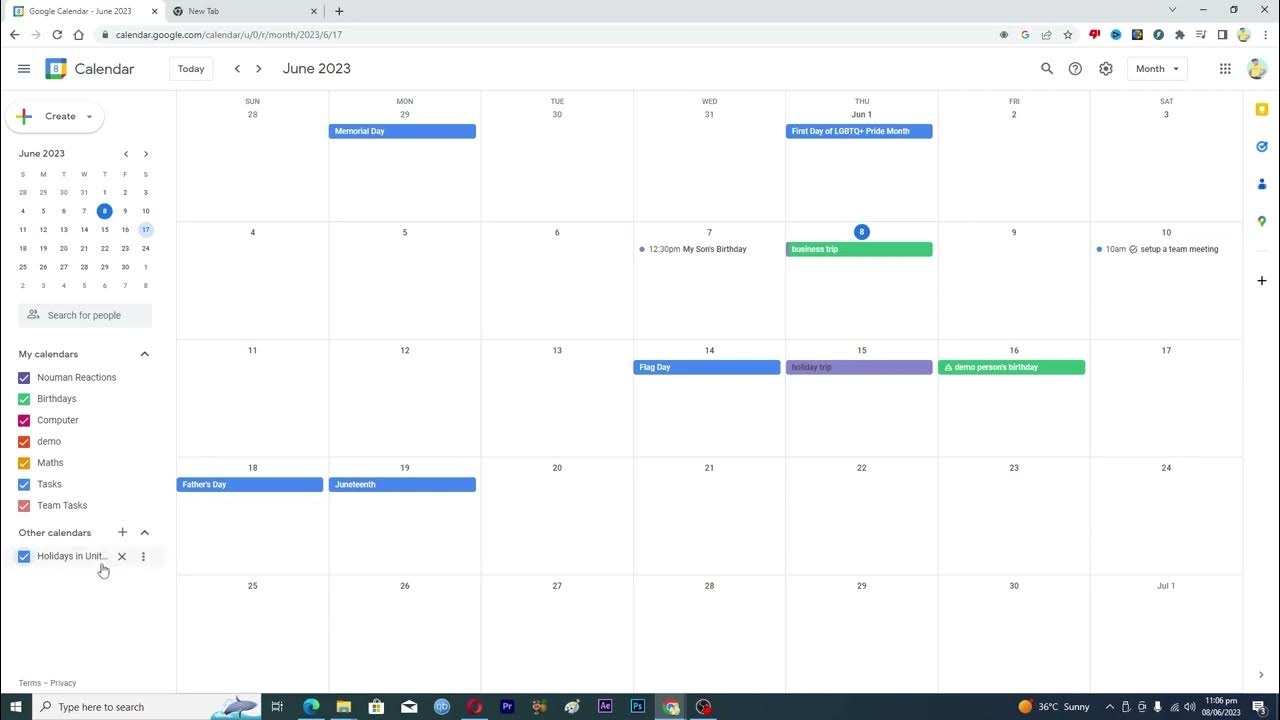 How To Remove Holidays From Google Calendar YouTube
