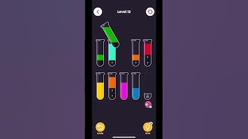 Water Sort Game level 12!!! #games