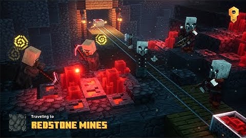 Minecraft: Dungeons - Part 6 Redstone Mines [Playstation 4 Gameplay]