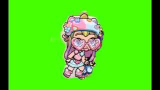 девочка бежит футаж