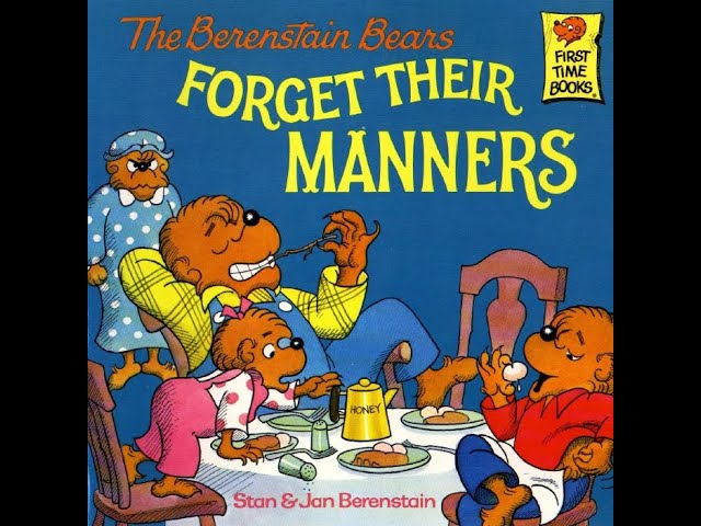 Vintage the Berenstain Bears Forget Their Manners by Stan & Jan