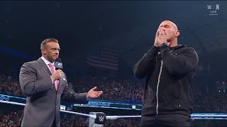 Randy Orton Hits Rko On Nick Aldis Wwe Smackdown 442025