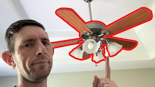 Ceiling fan won’t start 😱