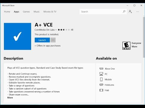 a+ vce download for windows
