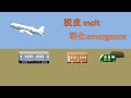 電車とバスと車と飛行機の空想の物語