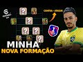 MINHA NOVA FORMAÇÃO PRINCIPAL NO EFOOTBALL 24 MOBILE