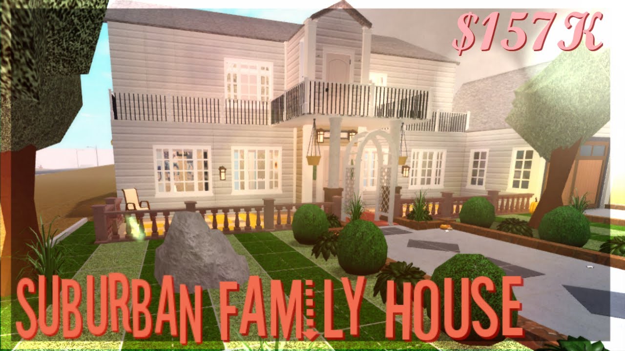 Roblox Bloxburg Tour | Suburban Family House | $157K - YouTube