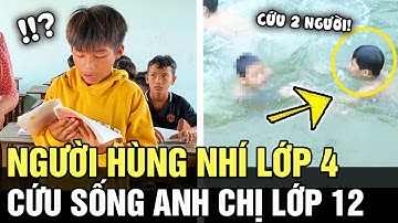 Ngưỡng mộ NGƯỜI HÙNG NHÍ: cậu bé lớp 4 XẢ THÂN cứu 2 anh chị LỚP 12 giữa dòng nước siết | TÁM TV