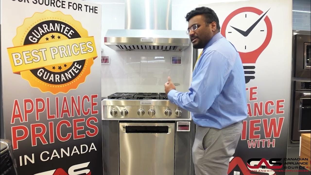 KitchenAid KCGC506JSS Cooktop Review - One Minute Info - YouTube