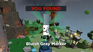 How to get BLUISH GRAY MARKER marker in FIND THE MARKERS Roblox [ UPDATED 2024 ]