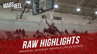 Celebrity KENTUCKY BOUND Immanuel Quickley Drops A Lite 25 Points vs Gilman | RAW HIGHLIGHTS | Mars Reel Profile