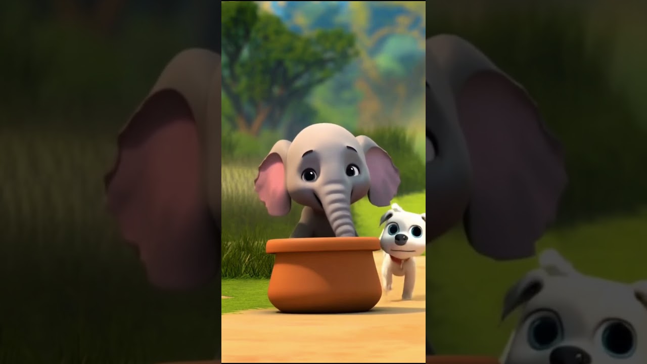 “Friendship Begins with Small Help # “Small Help, Big Friendship 🐘🐶”