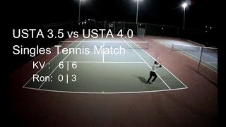 USTA 3.5 vs USTA 4.0 1st Set | KV Hair Care & LIfe screenshot 5
