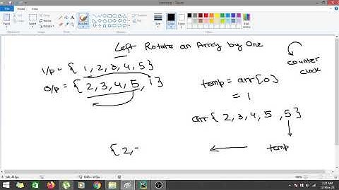 Left Rotate Array By One