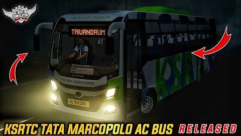 Download KSRTC TATA MARCOPOLO KERALA BUS MOD for bus simulator indonesia | BUSSID V4 | ##bussidmods