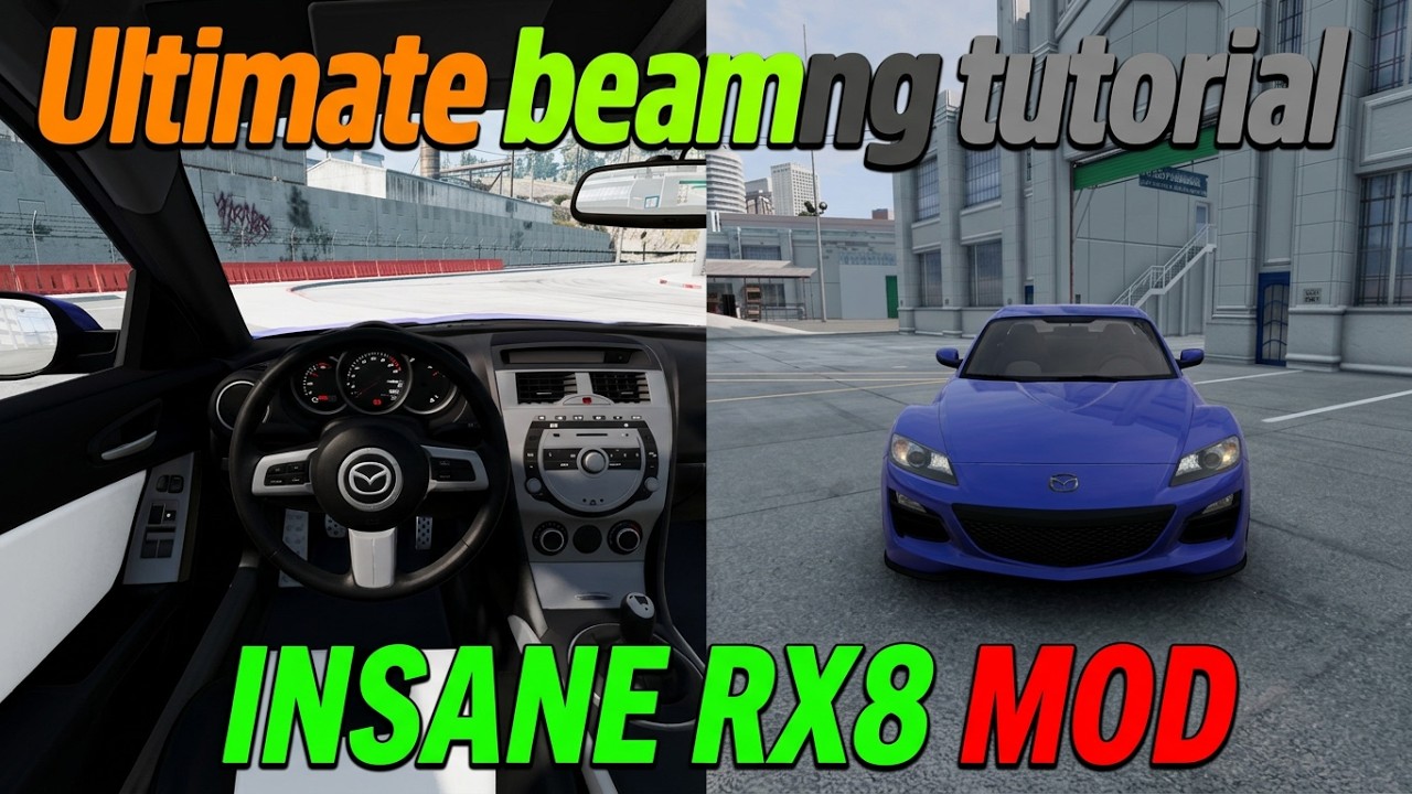 The Most Detailed Mazda RX-8 Mod in BeamNG history? - YouTube