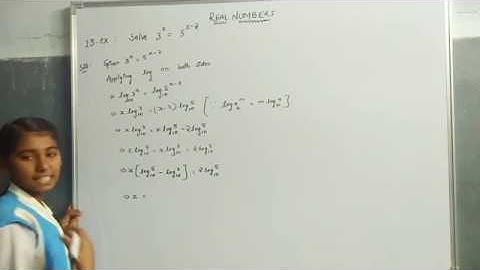 Real numbers / example 13