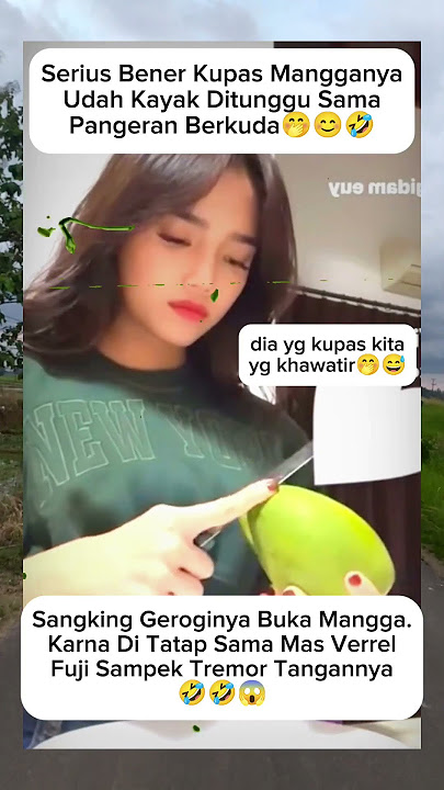 lagi kupas mangga tiba2 tangan mas verrel jail banget😅#verrelbramasta#fuji#shortvideo#shortsfeed