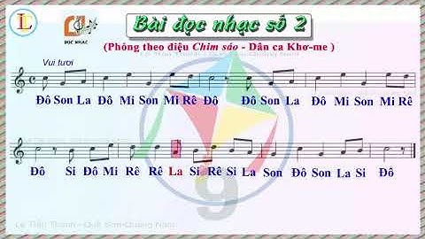 Bài đọc nhạc số 2 (Trích Chim sáo) - Karaoke đọc nhạc theo lời ca/ Âm nhạc lớp 9 Sách Cánh diều