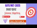 Quiz on Linear Algebra