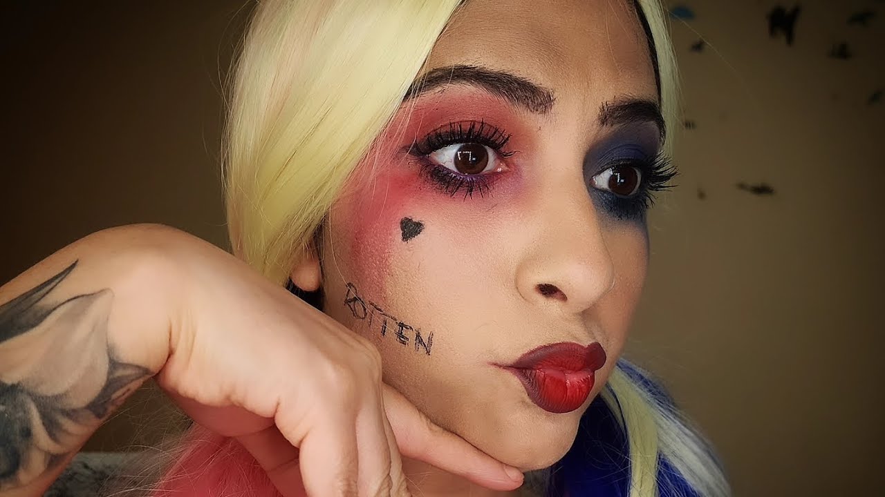Harley Quinn Makeup Transformation That Will Blow Your Mind! 🔥 | Ultimate Halloween Look 2024
