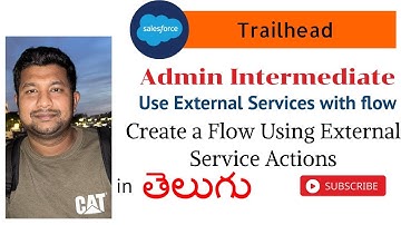 Create a Flow using External Service Action | Use external services with a flow | Trailhead |  Arun