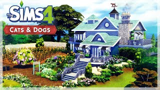 FAMILY FARM HOUSE ?  /Cats & Dogs/ | The Sims 4 - Speed build (NO CC)