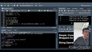 stringr: str_c, str_length, str_sub, str_to_upper, str_replace - 國企三 翁朝新