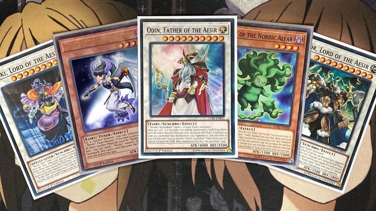 Yugioh 5ds Nordic God Cards
