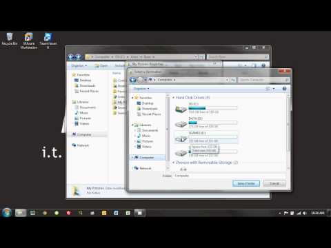 Video: So ändern Sie In Windows 7 My Documents