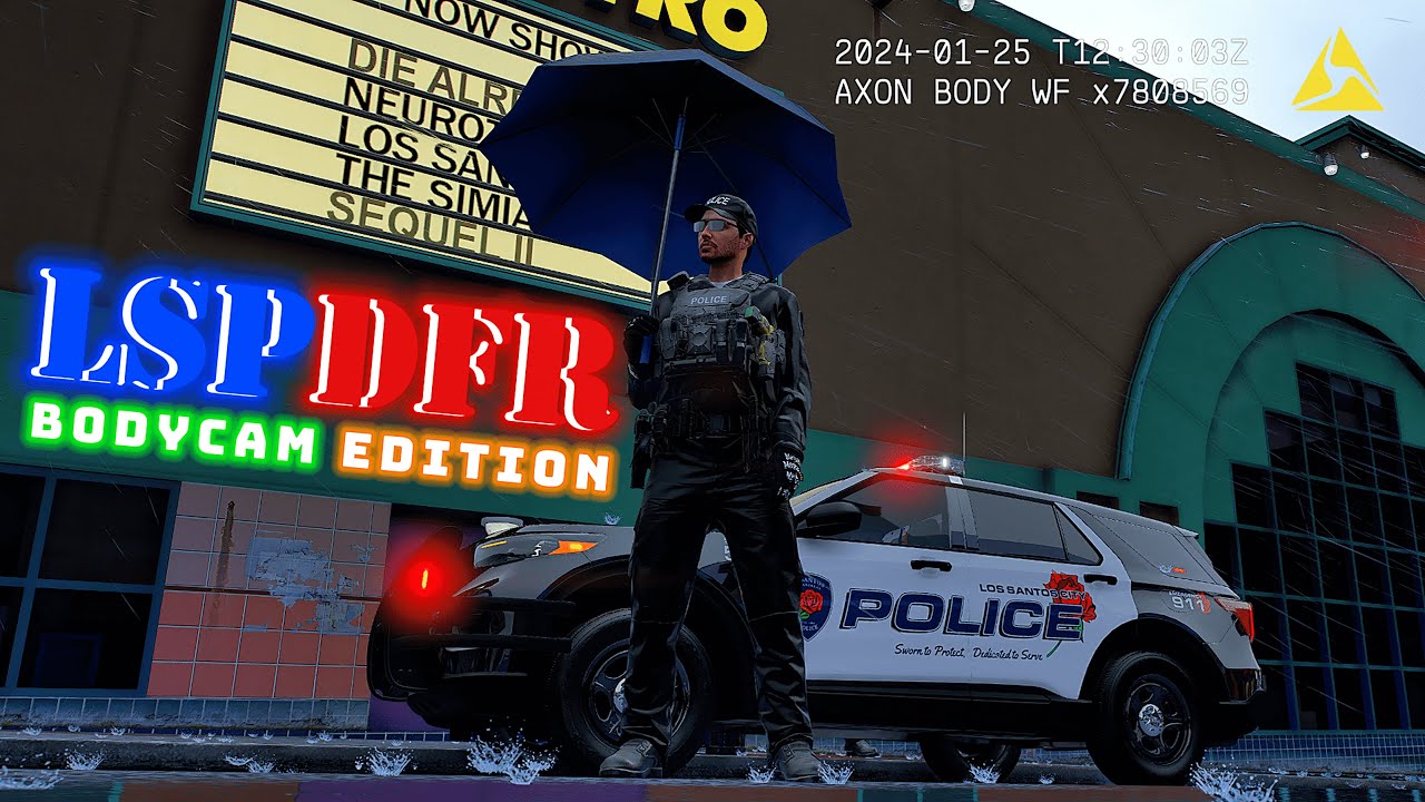 Наконец-то снова в патруле! | Патрулирование с нательной камерой - GTA V LSPDFR