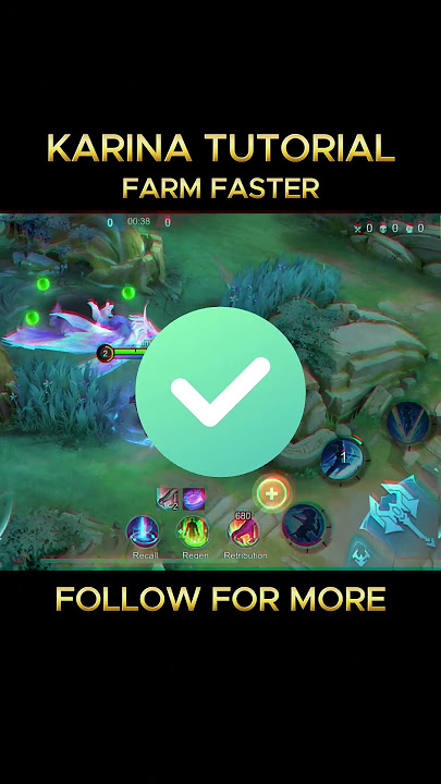 ✅ Karina Tutorial Farm Smarter by Yume #mobilelegends #mlbb #mlbbtutorial #karina #mlbbkarina