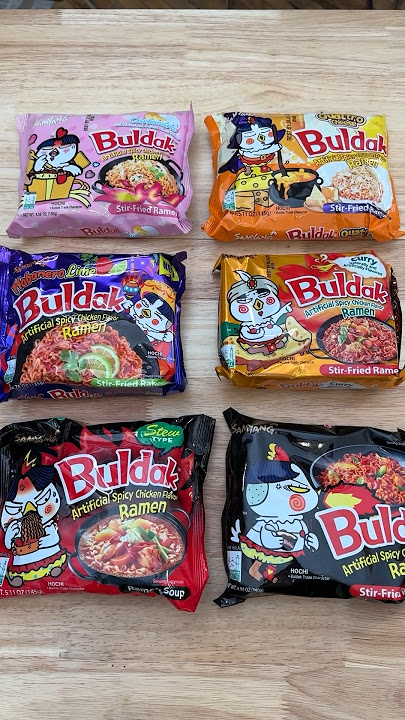 Ranking Samyang Noodle Flavors