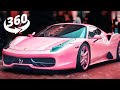 Lamborghini vs Ferrari Car Racing (360 VR Video)