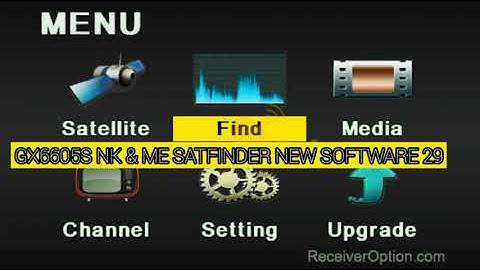 GX6605S nk and me satfinder New software