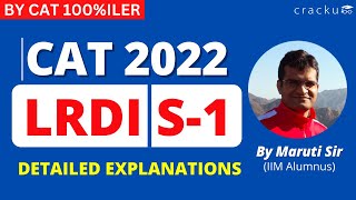 CAT 2022 : LRDI (Slot1)  By Maruti Sir (CAT 100%iler) | LRDI Complete Question Paper Solutions