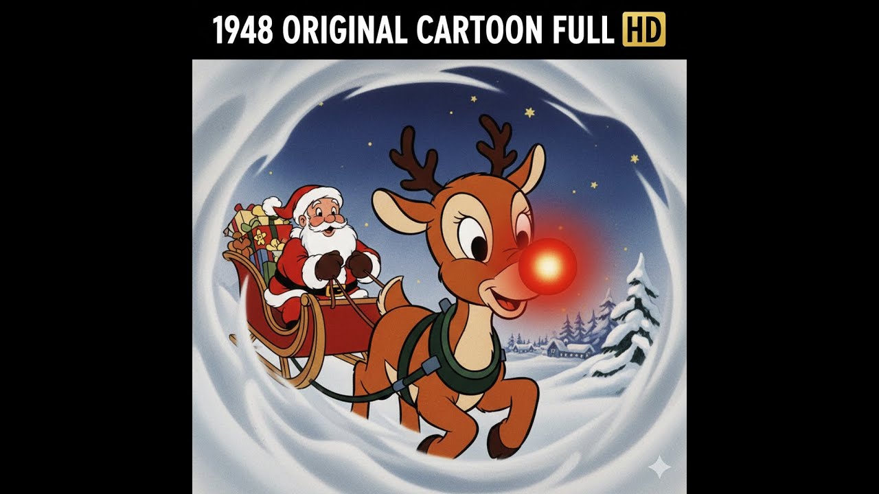 Rudolph The Red-Nosed Reindeer 🎄 (1948) | Classic Cartoon FULL HD - YouTube