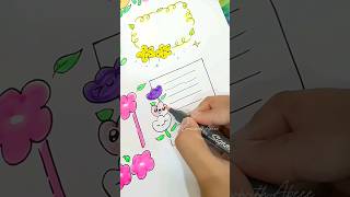 ♡ PAPER NOTES DOODLE || Draw Frame doodles for your planner || Bullet journal #art