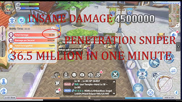 ROX SNIPER PENETRATION BUILD 31 MILLION DAMAGE IN 1 MINUTE #rox #ragnarokx #RagnarokXnextgeneration