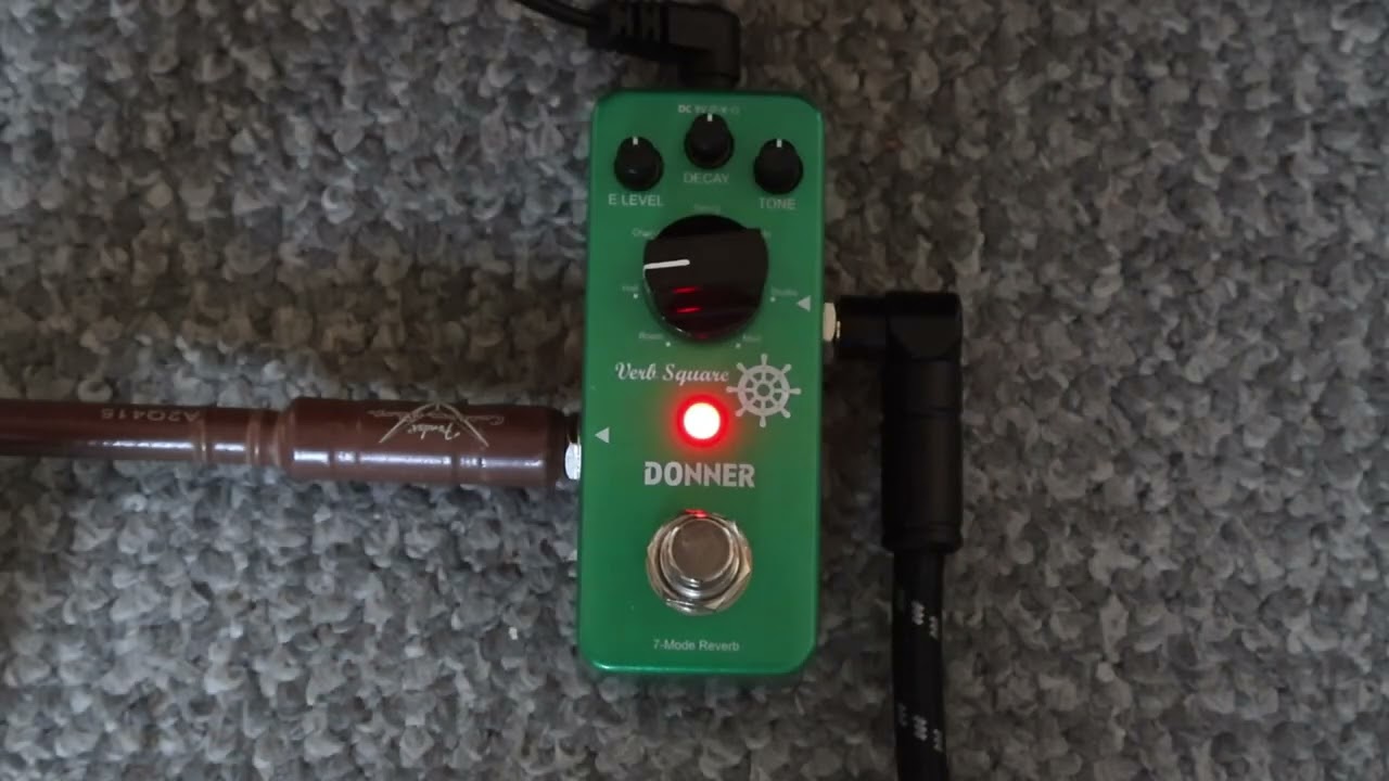 Donner Verb Square. Different Colour, Different Pedal? - YouTube