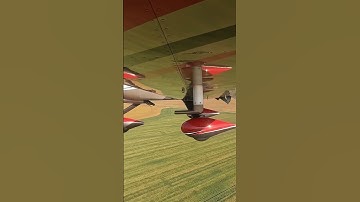 Wake turbulence in a little plane