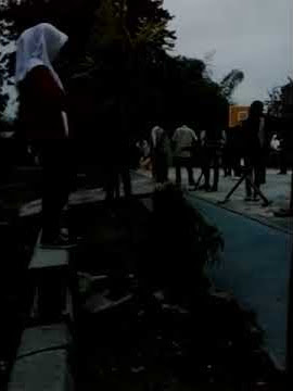 Corps margin marching band cepu latihan dengan tema rama shinta