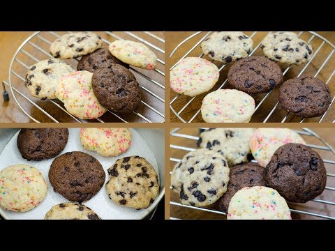 3 EASY COOKIES RECIPE I EGG-LESS & WITHOUT OVEN