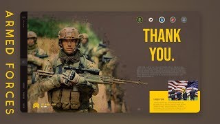 Armed Forces Day | Military Appreciation | Website Design UI Concept screenshot 2