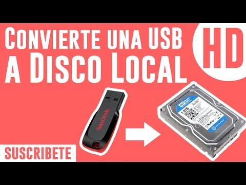 Video: Cómo Convertir Una Unidad Flash USB En Una Unidad Local