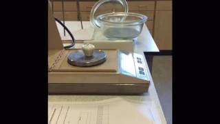 Exp 4 Gravimetric Determination of water in hydrated barium chloride