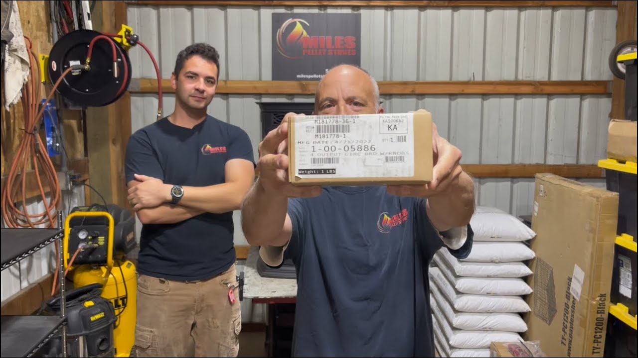 Harman Accentra Pellet Stove Control Circuit Board Replacement Tutorial