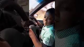 Lebza driving herself back home after school  Only In Mzansi (Please Subscribe ️ For More SA)