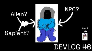 I made alien NPCs for my space game|| Indie Space Game|| Devlog #6