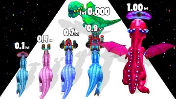 Dino Shooter Gun - Run Evolution 3D Level Up New Satisfying Gameplay (Merge & Run)